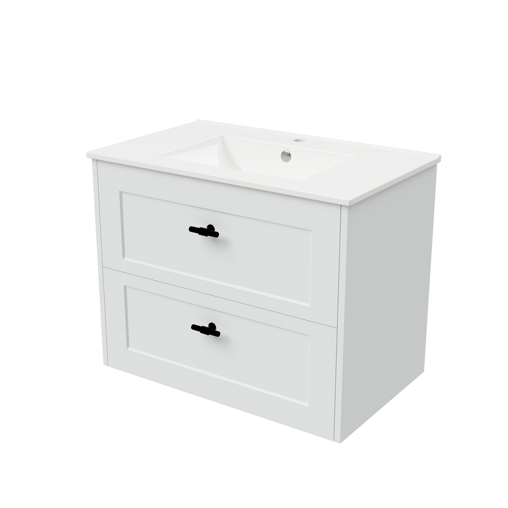 Vanity Wall Hung 750 Centre Bowl Alpha Top