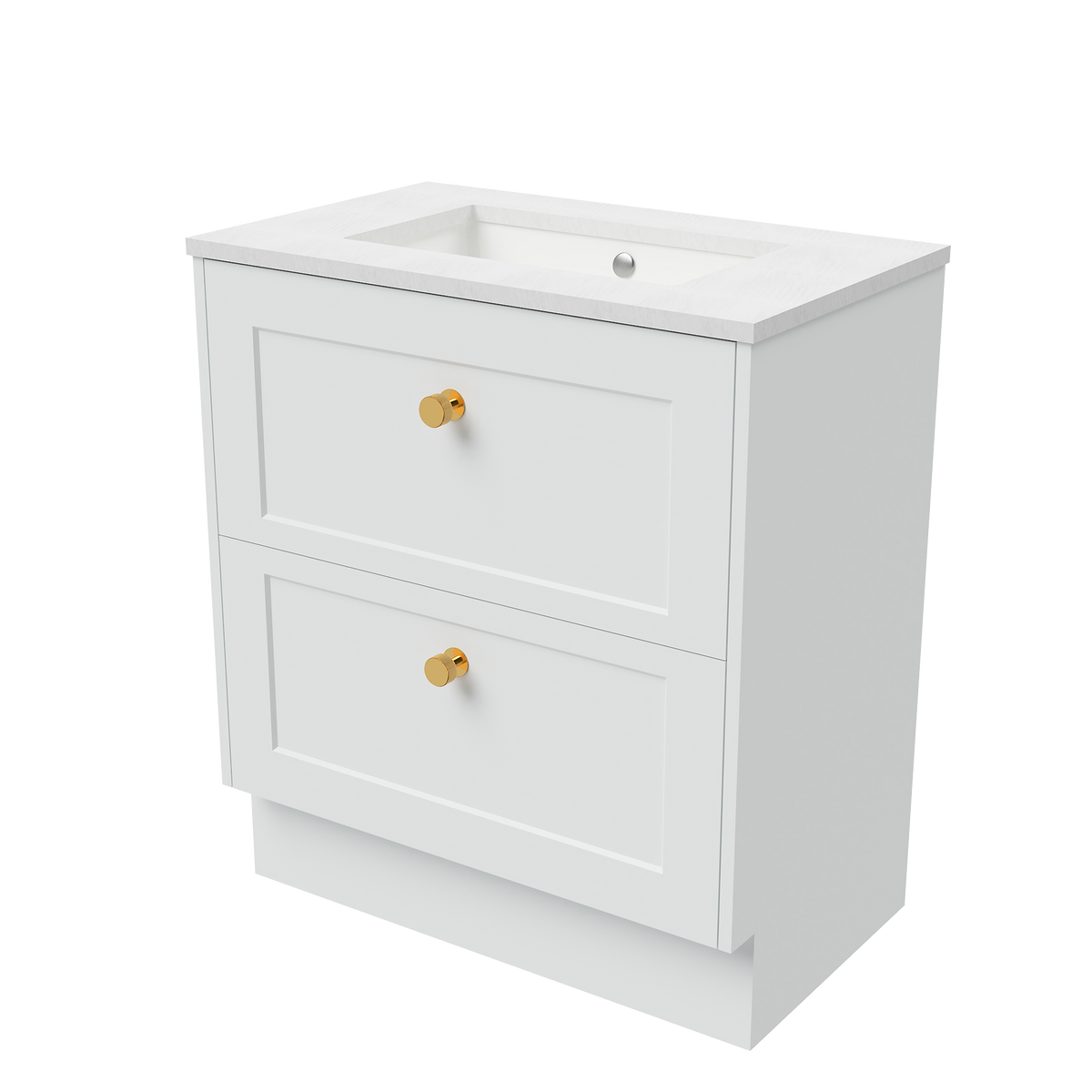 Vanity Floor Standing 750 Centre WG Basin SilkSurface UC Top