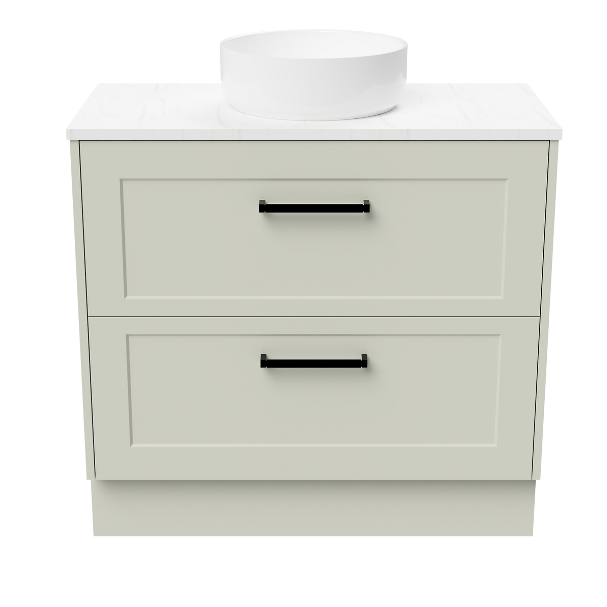 Vanity Floor Standing 900 Centre WG Basin SilkSurface AC Top