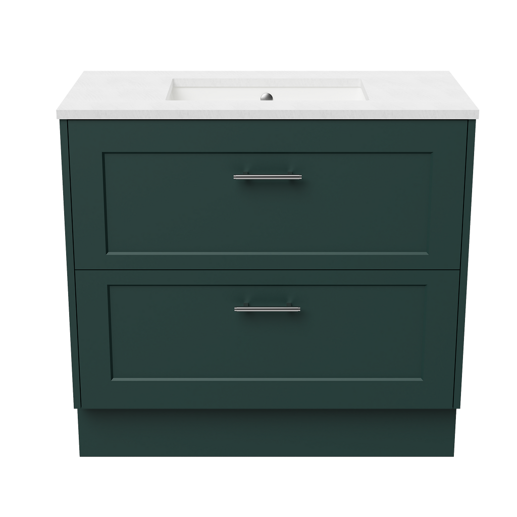 Vanity Floor Standing 900 Centre WG Basin SilkSurface UC Top
