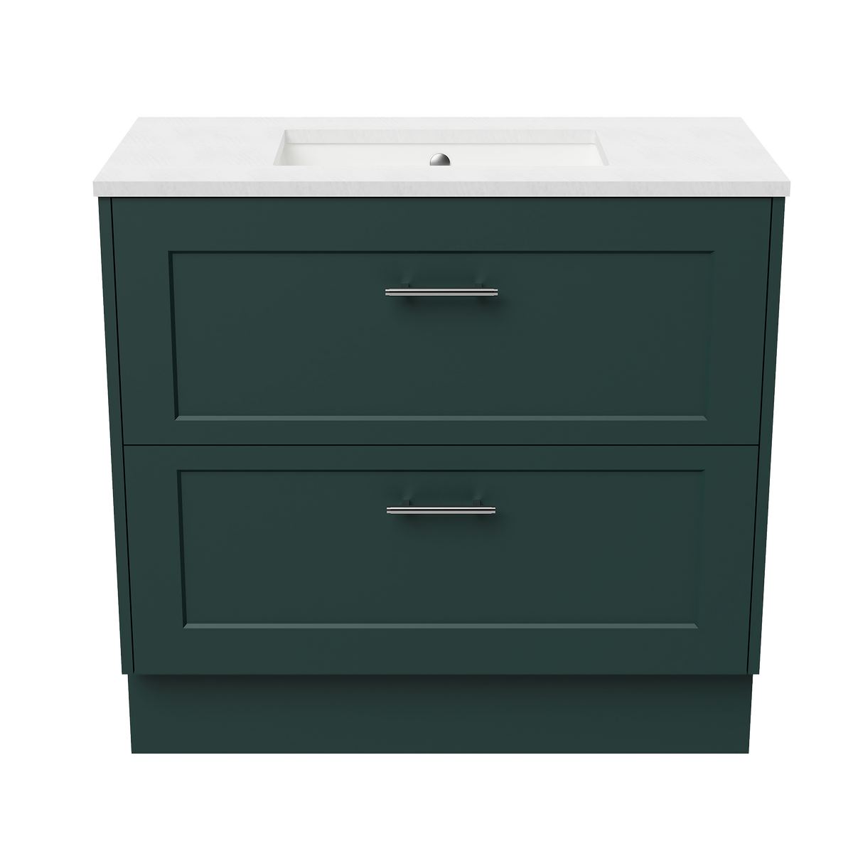 Vanity Floor Standing 900 Centre WG Basin SilkSurface UC Top