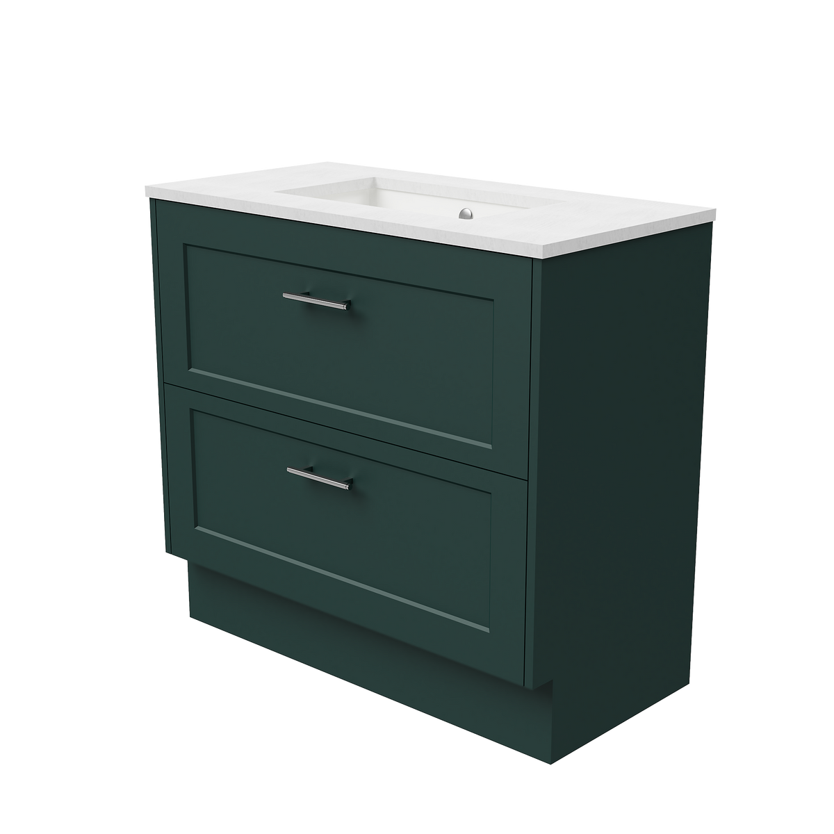 Vanity Floor Standing 900 Centre WG Basin SilkSurface UC Top