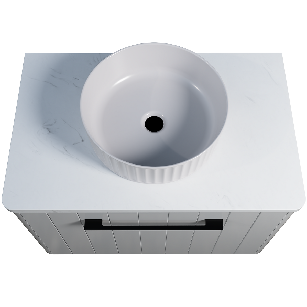Vanity Wall Hung 750 Centre WG Basin SilkSurface AC Top