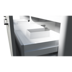 Vanity Wall Hung 1500 Double WG Basins SilkSurface AC Top