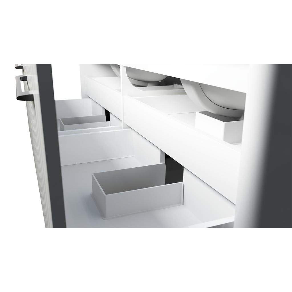 Vanity Wall Hung 1500 Double WG Basins SilkSurface UC Top