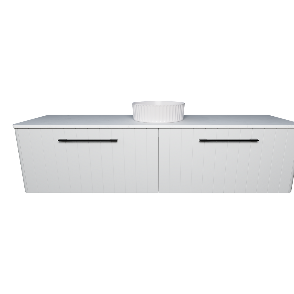 Vanity Wall Hung 1800 Centre WG Basin SilkSurface AC Top