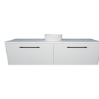 Vanity Wall Hung 1800 Centre WG Basin SilkSurface AC Top