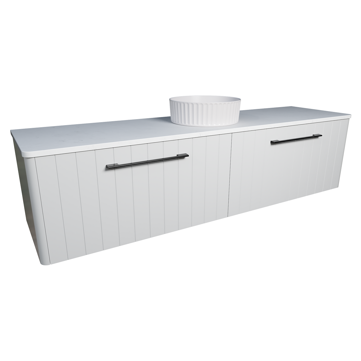 Vanity Wall Hung 1800 Centre WG Basin SilkSurface AC Top