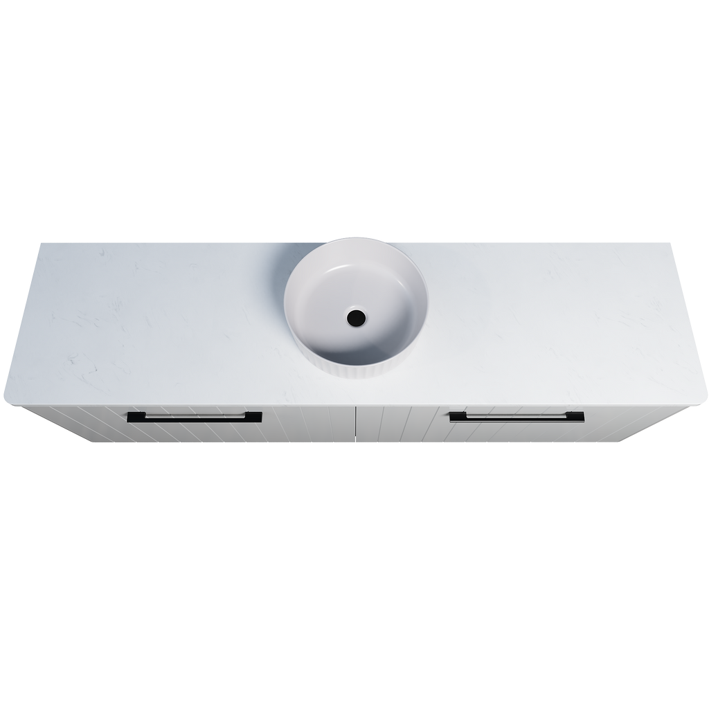 Vanity Wall Hung 1800 Centre WG Basin SilkSurface AC Top