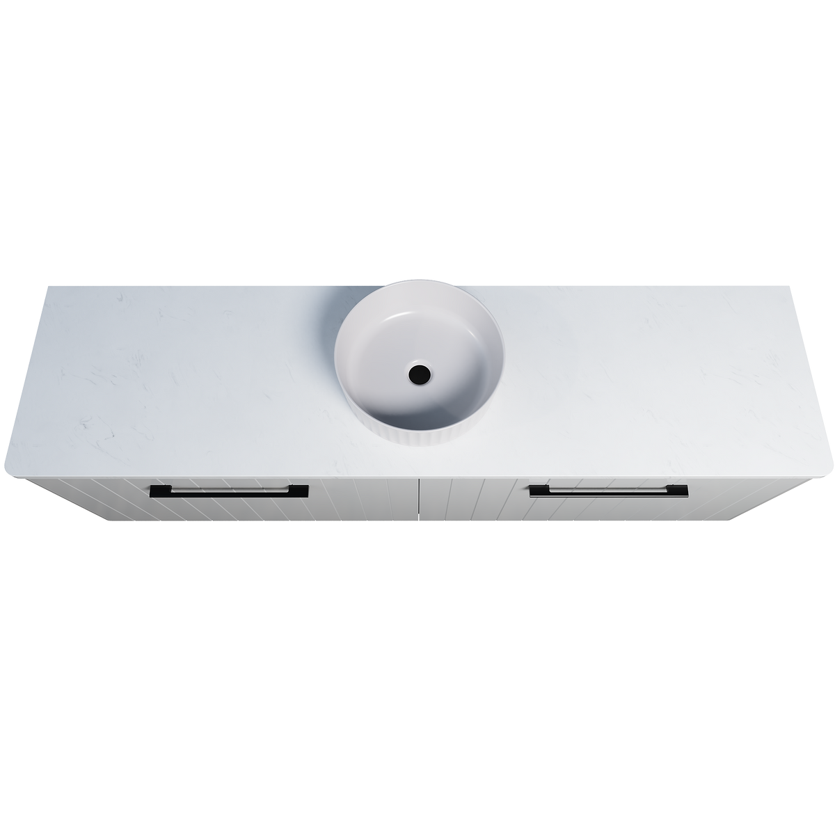Vanity Wall Hung 1800 Centre WG Basin SilkSurface AC Top