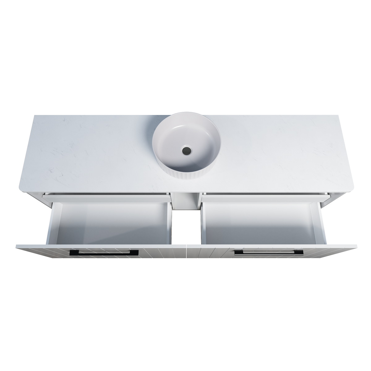 Vanity Wall Hung 1800 Centre WG Basin SilkSurface AC Top