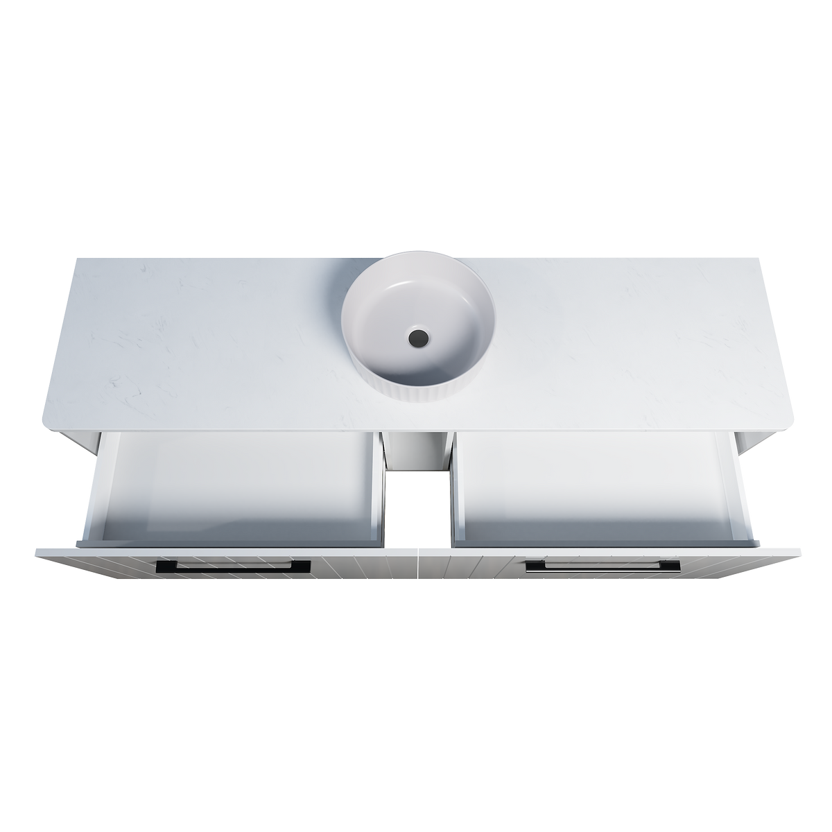 Vanity Wall Hung 1800 Centre WG Basin SilkSurface AC Top