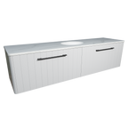 Vanity Wall Hung 1800 Centre WG Basin SilkSurface UC Top