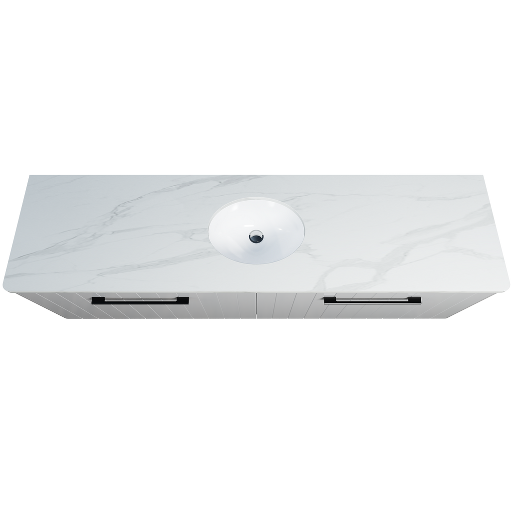 Vanity Wall Hung 1800 Centre WG Basin SilkSurface UC Top