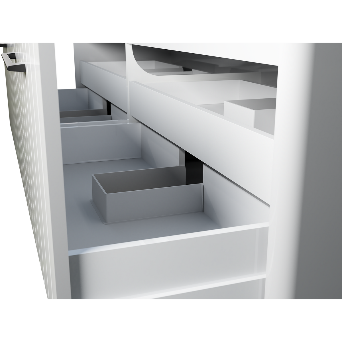 Vanity Wall Hung 1800 Double WG Basins SilkSurface AC Top