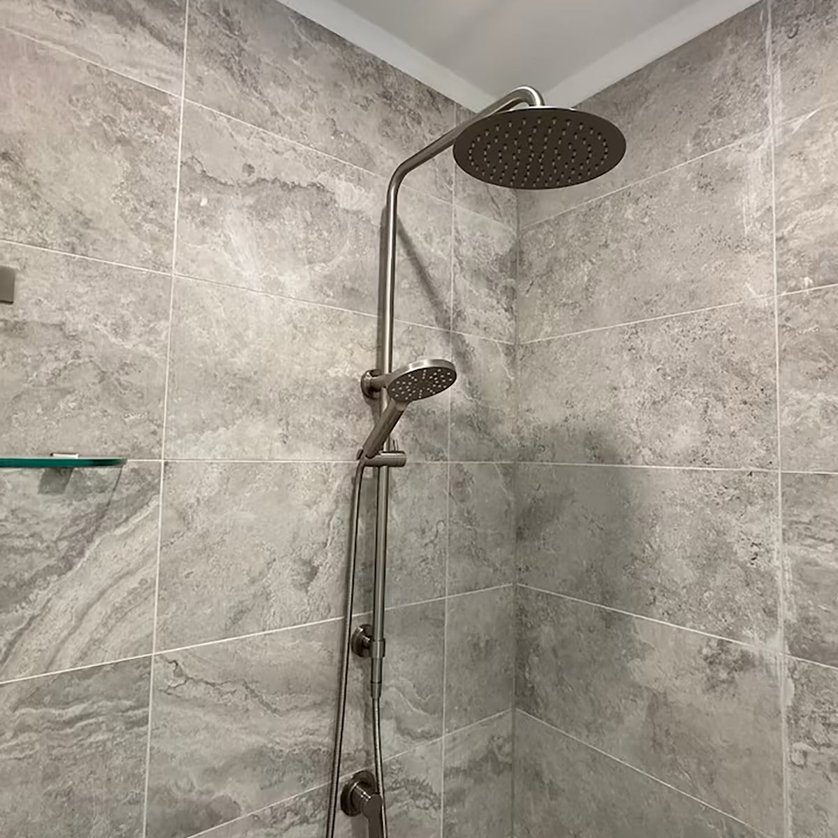 Travertine Tortora Structured Microtec Textured Tile - lifestyle view