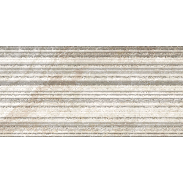 Pompeii Travertine Carved Crema Embossed Matt Tile