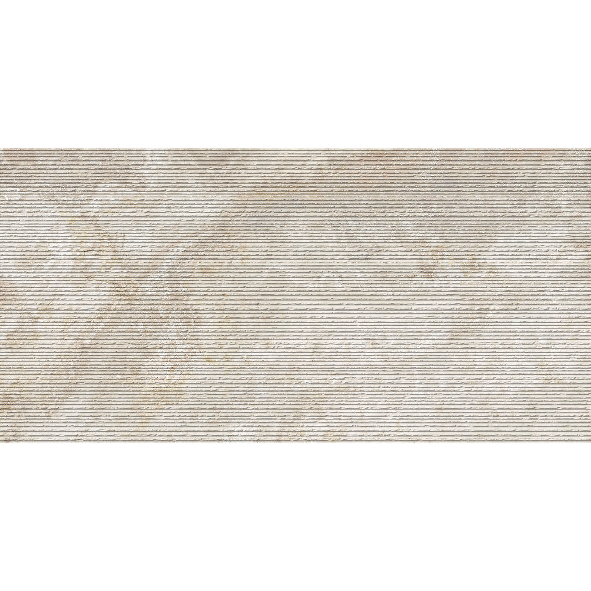 Travertine Carved Crema Embossed Matt Tile