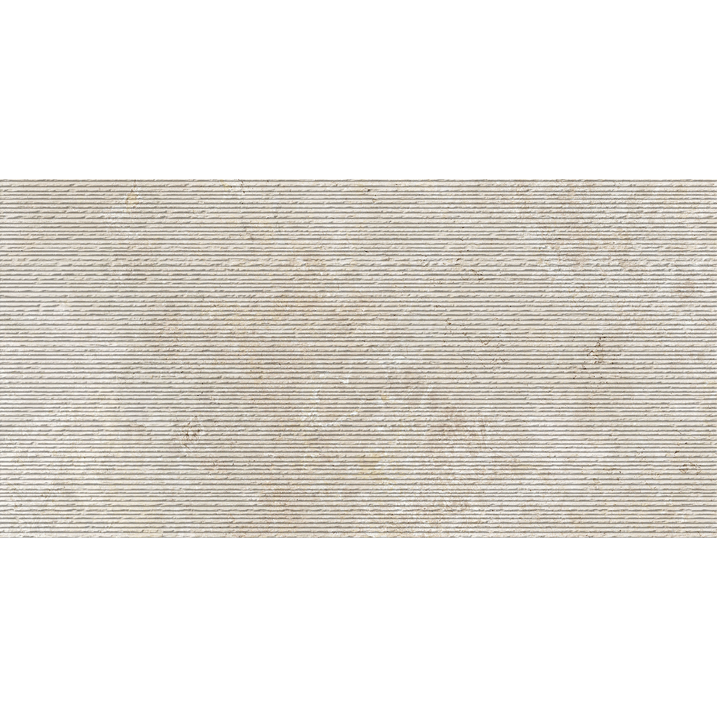 Travertine Carved Crema Embossed Matt Tile