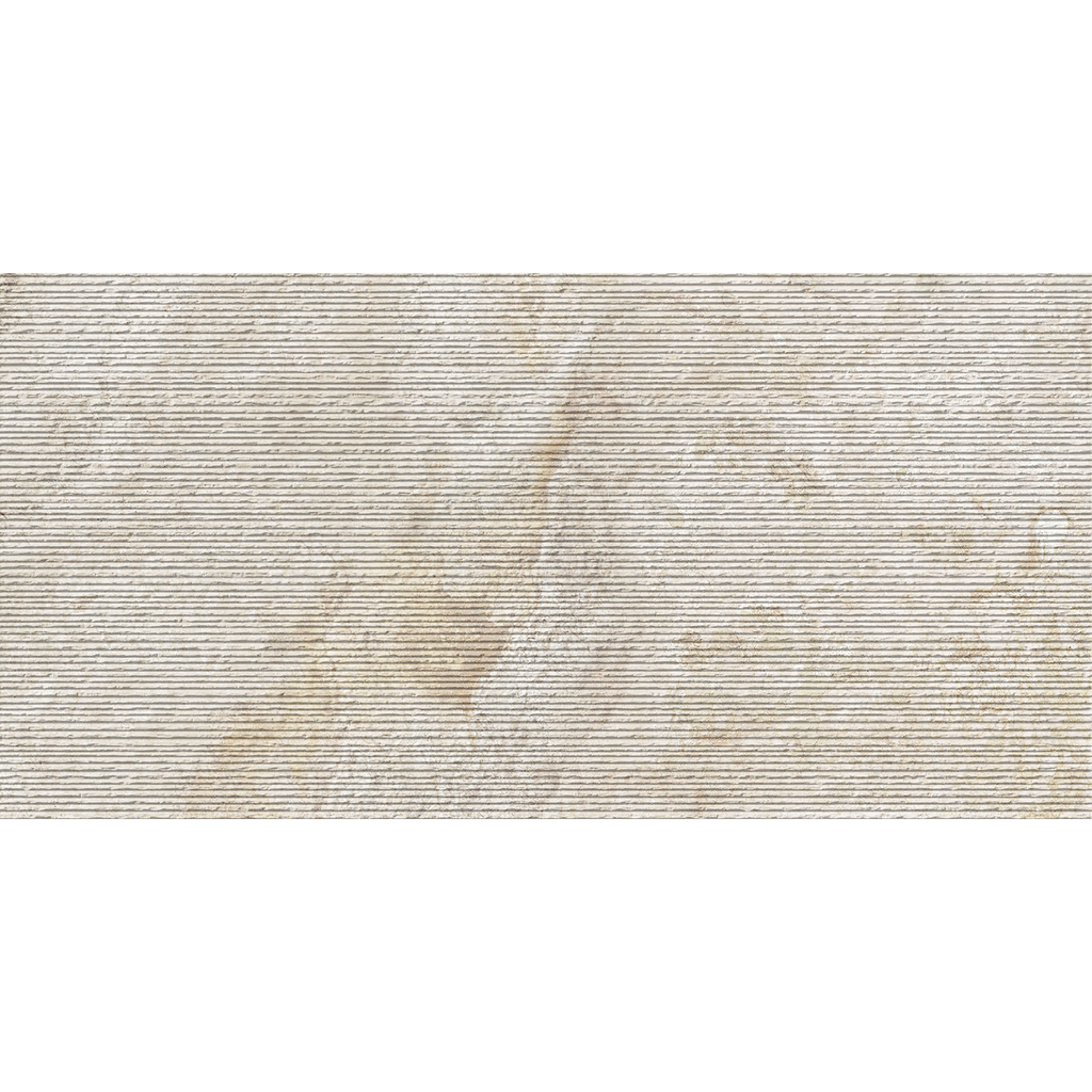 Travertine Carved Crema Embossed Matt Tile