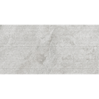 Travertine Carved Grigio Embossed Matt Tile