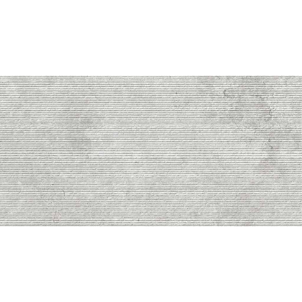 Travertine Carved Grigio Embossed Matt Tile