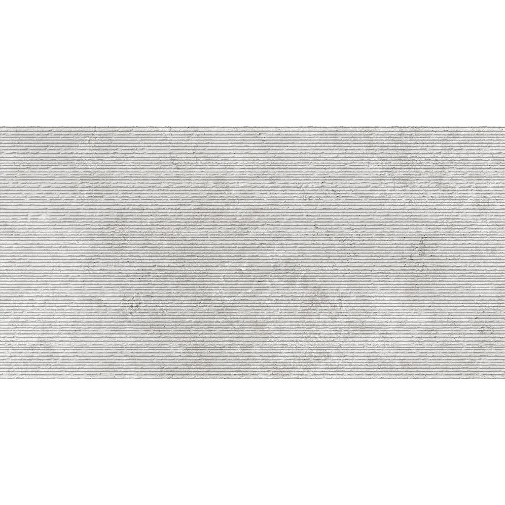 Travertine Carved Grigio Embossed Matt Tile