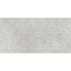 Travertine Carved Grigio Embossed Matt Tile