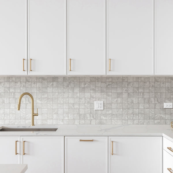 Travertine Tortora  Structured Microtec Textured Mosaic - lifestyle view