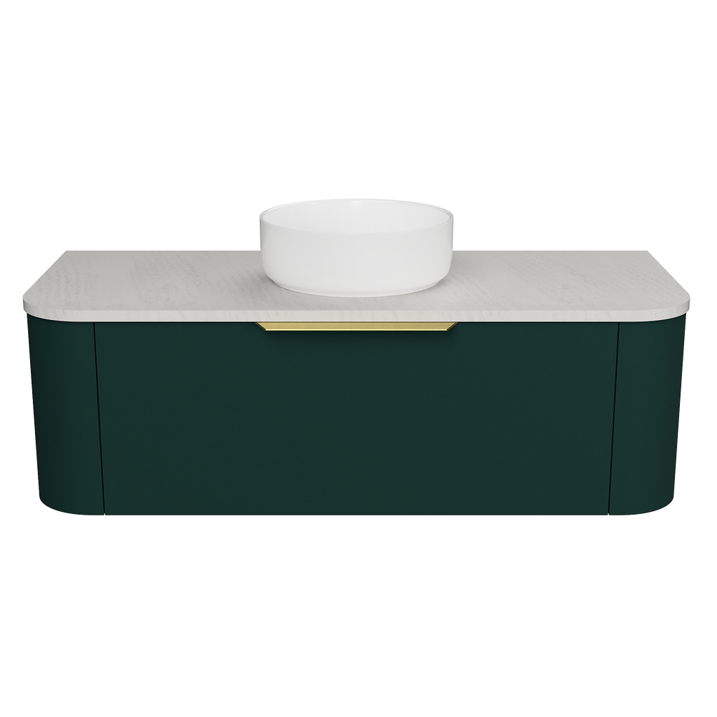 Vanity Wall Hung 1200 Centre WG Basin SilkSurface AC Top