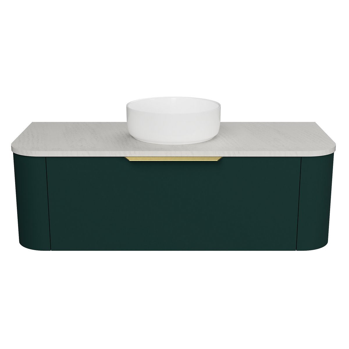 Vanity Wall Hung 1200 Centre WG Basin SilkSurface AC Top