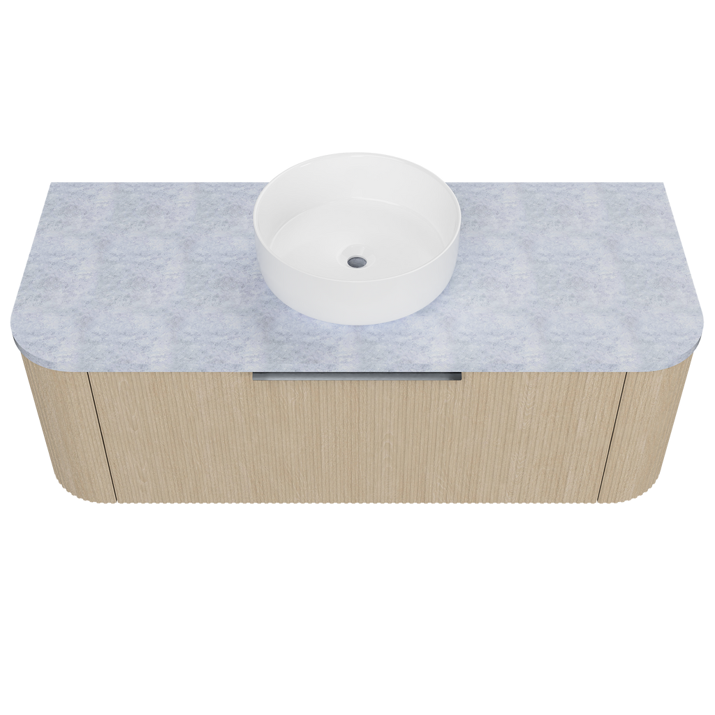 Vanity Wall Hung 1200 Centre WG Basin SilkSurface AC Top