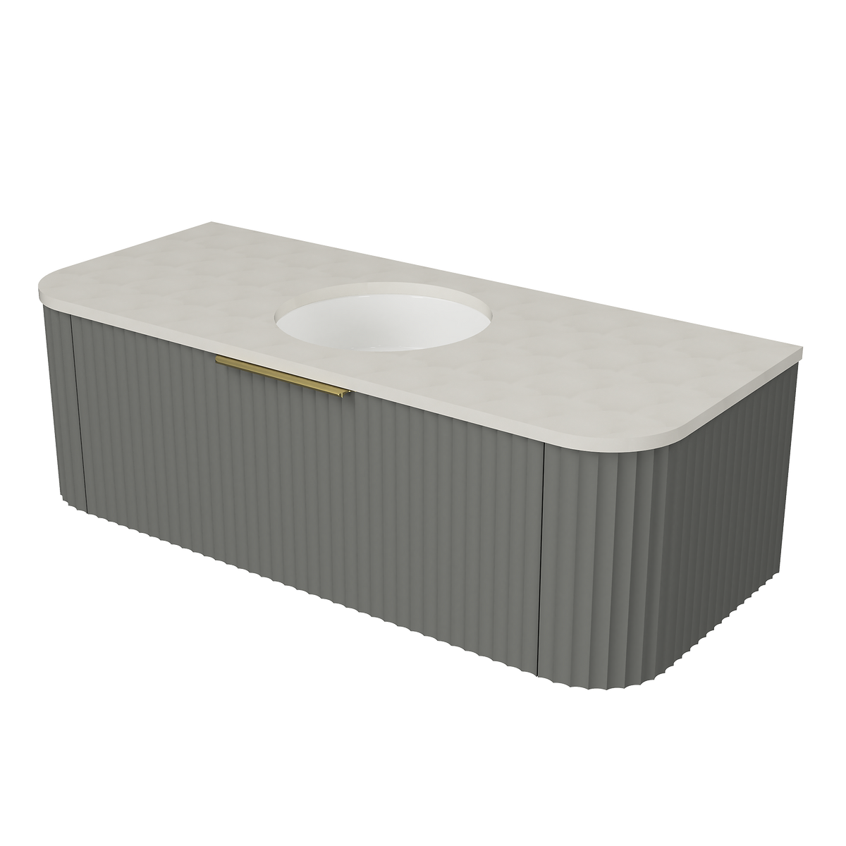 Vanity Wall Hung 1200 Centre WG Basin SilkSurface UC Top