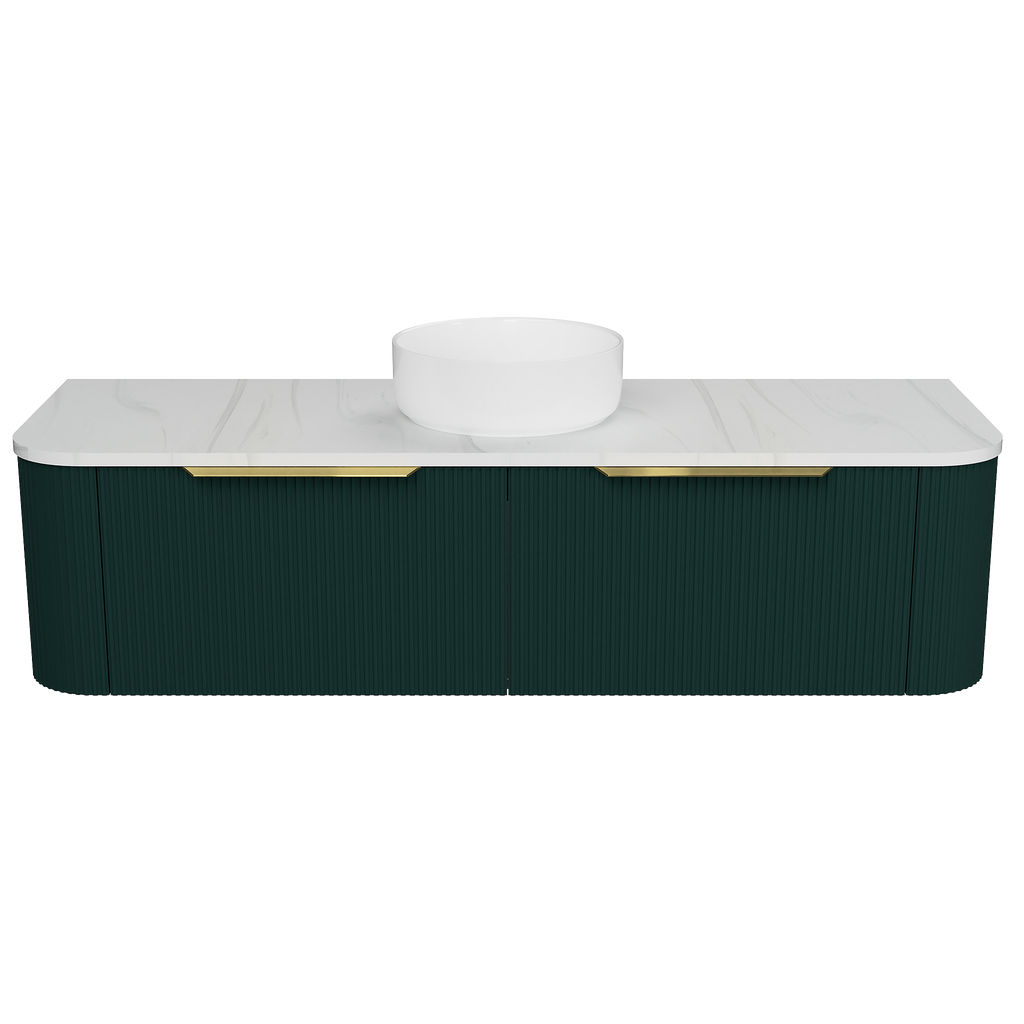 Vanity Wall Hung 1500 Centre WG Basin SilkSurface AC Top