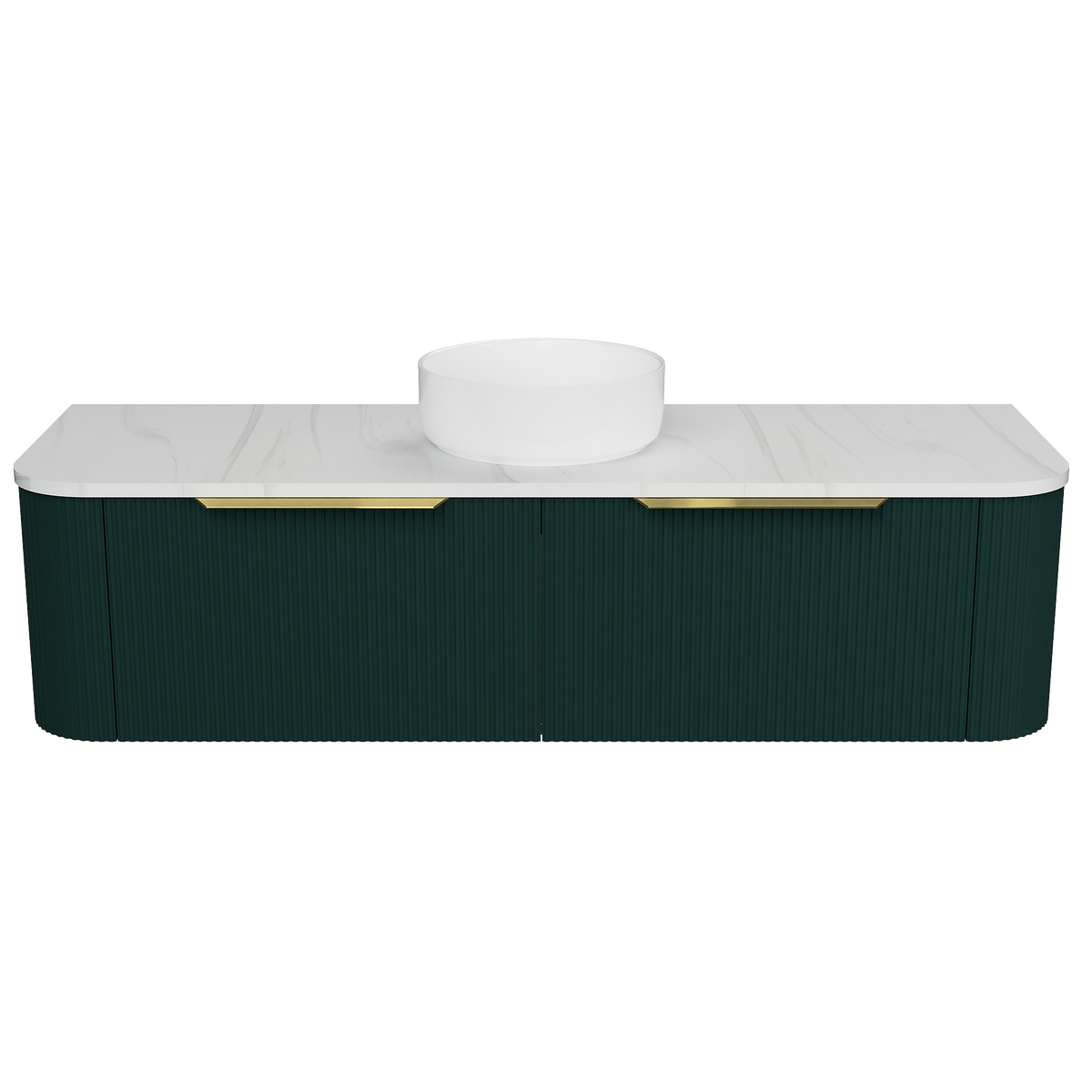 Vanity Wall Hung 1500 Centre WG Basin SilkSurface AC Top