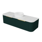Vanity Wall Hung 1500 Centre WG Basin SilkSurface AC Top