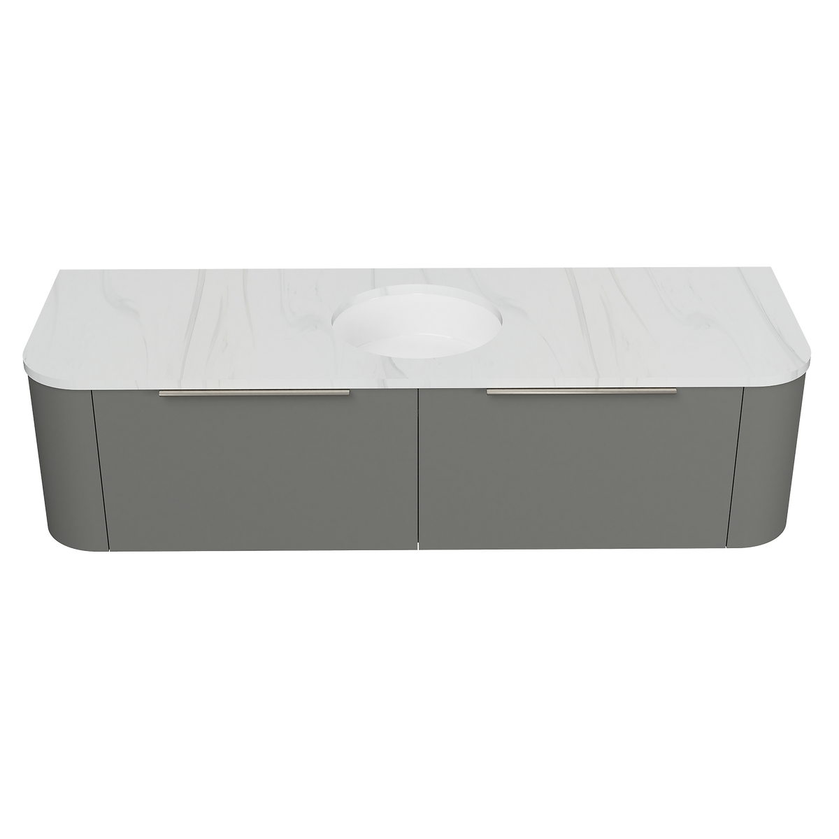 Vanity Wall Hung 1500 Centre WG Basin SilkSurface UC Top