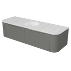 Vanity Wall Hung 1500 Centre WG Basin SilkSurface UC Top
