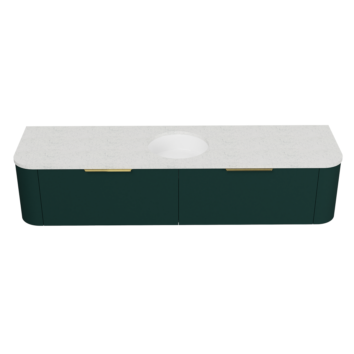 Vanity Wall Hung 1800 Centre WG Basin SilkSurface UC Top