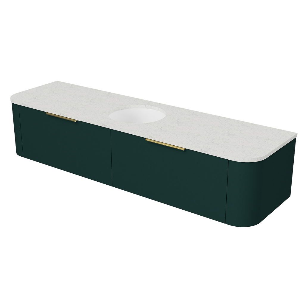 Vanity Wall Hung 1800 Centre WG Basin SilkSurface UC Top