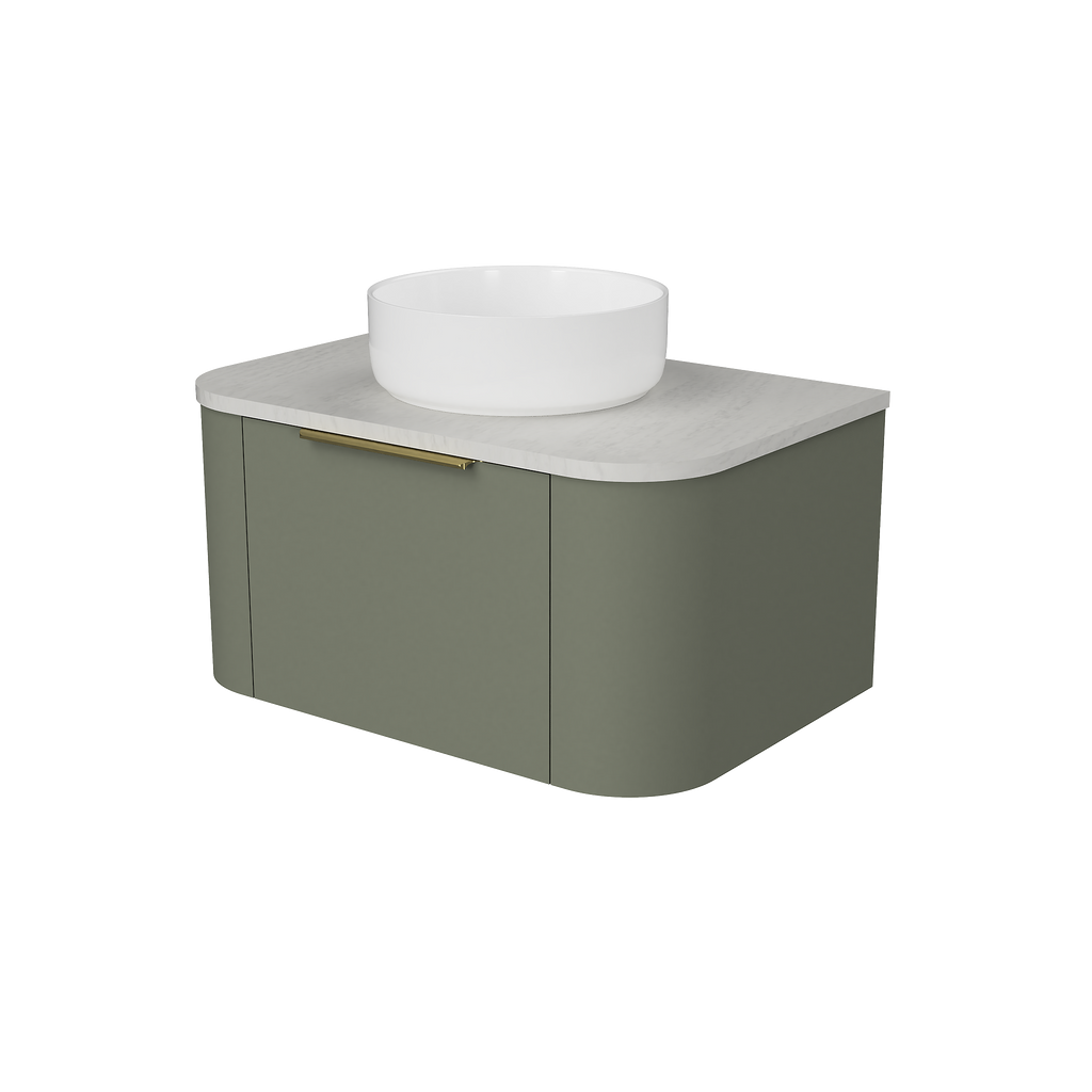 Vanity Wall Hung 750 Centre WG Basin SilkSurface AC Top