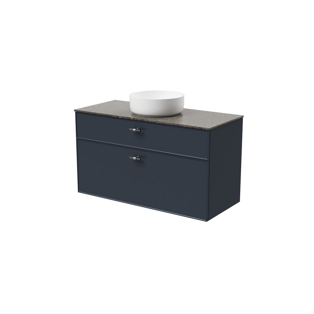 Vanity Wall Hung 1050 Centre WG Basin SilkSurface AC Top