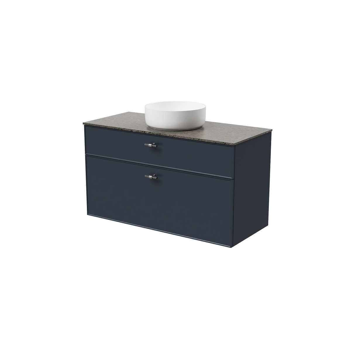 Vanity Wall Hung 1050 Centre WG Basin SilkSurface AC Top