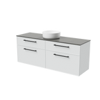 Vanity Wall Hung 1500 Centre WG Basin SilkSurface AC Top