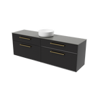 Vanity Wall Hung 1800 Centre WG Basin SilkSurface AC Top