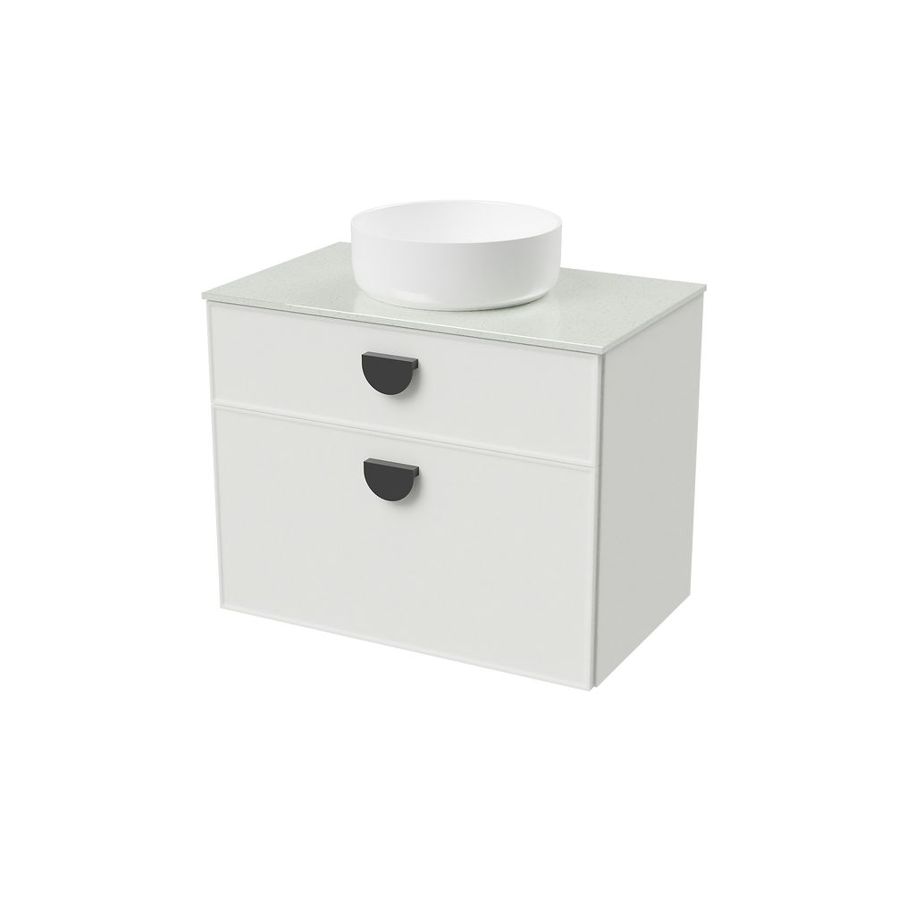 Vanity Wall Hung 750 Centre WG Basin SilkSurface AC Top