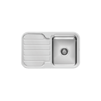 1000 Single Bowl Sink W/-Drainer NTH  Stainless Steel