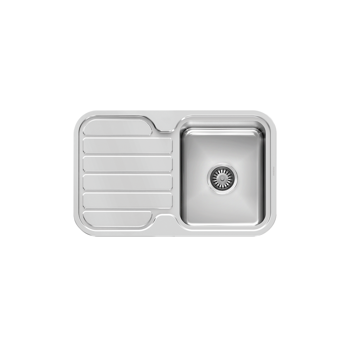 1000 Single Bowl Sink W/-Drainer NTH  Stainless Steel