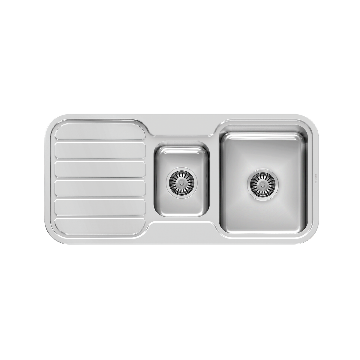 1000 1-1/3 Bowl Sink W/-Drainer NTH Stainless Steel