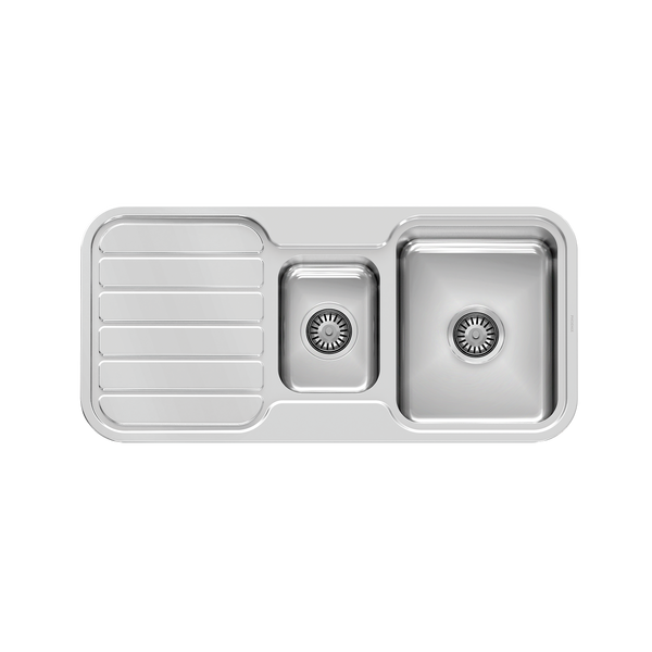 1000 1-1/3 Bowl Sink W/-Drainer NTH Stainless Steel